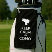 Keep Calm Un Cono Sos Venezuela Dictadura Gift Golf Towel thumb 2