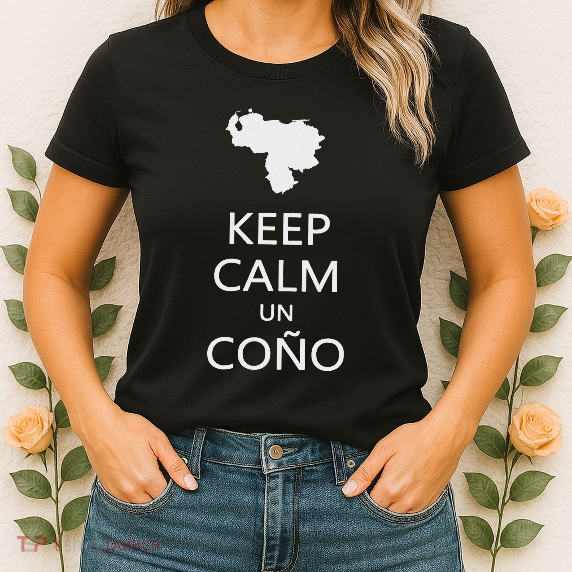 Keep Calm Un Cono Sos Venezuela Dictadura Gift Women's T-Shirt