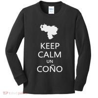 Keep Calm Un Cono Sos Venezuela Dictadura Gift Kids Long Sleeve Shirt thumb 0