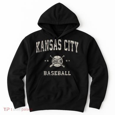 Kansas City Vintage Baseball Throwback Retro Design Hoodie