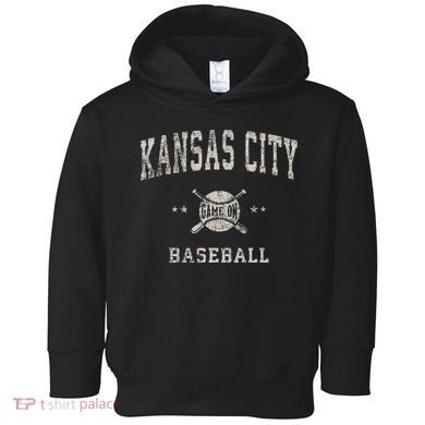 Kansas City Vintage Baseball Throwback Retro Design Toddler Hoodie