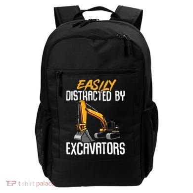 Kids Construction Vehicle Easily Distracted By Excavators Backpack