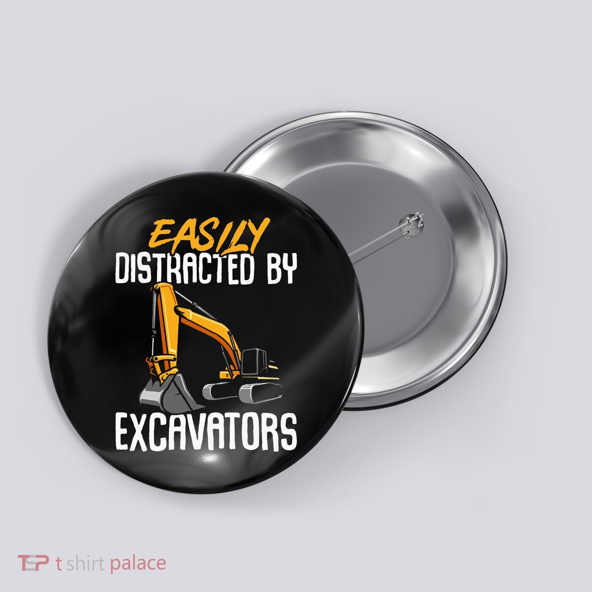Kids Construction Vehicle Easily Distracted By Excavators Button