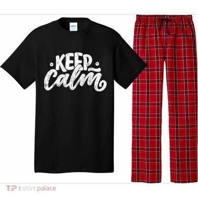 Keep Calm Vintage Quote Pajama Set