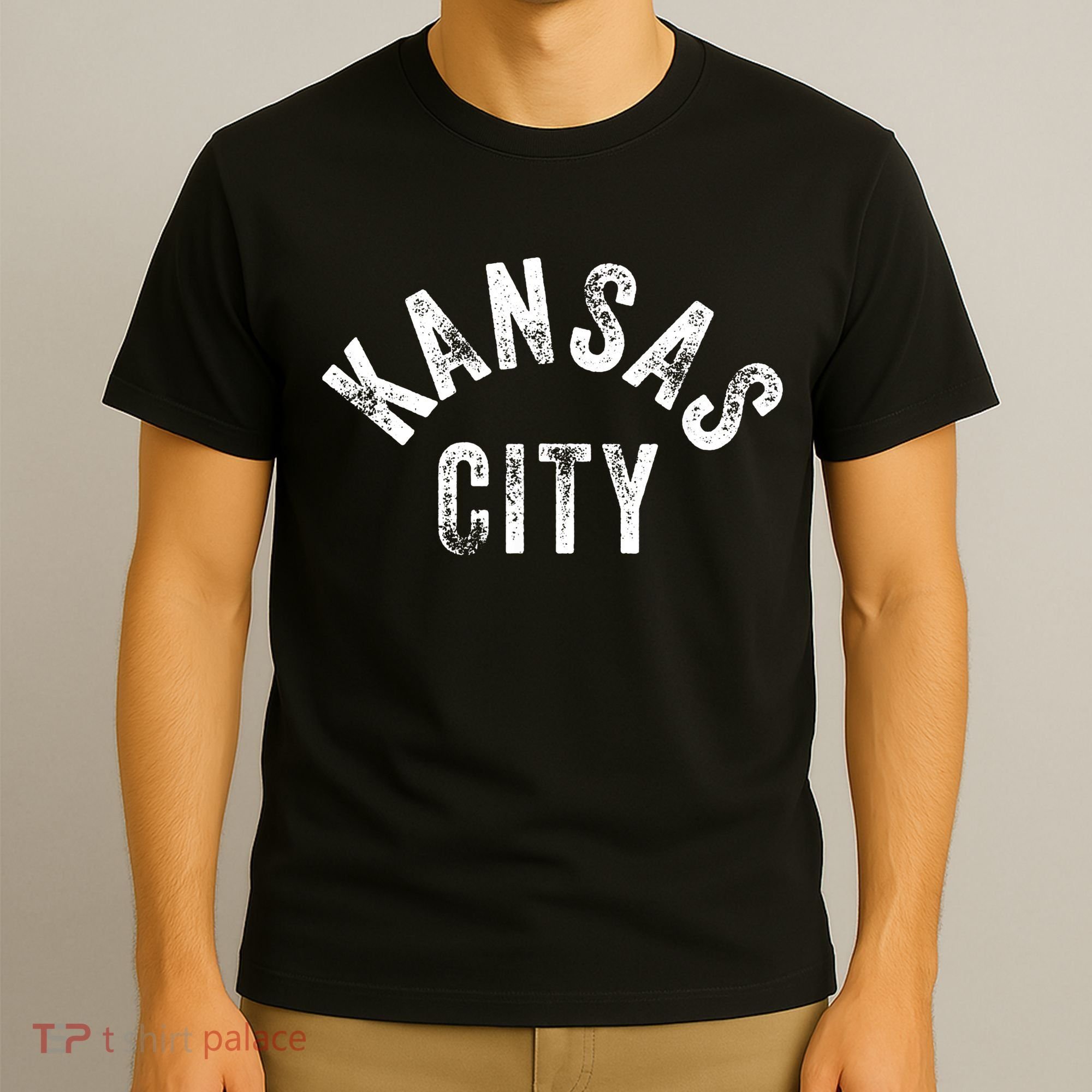 Kansas City Vintage Text T-Shirt