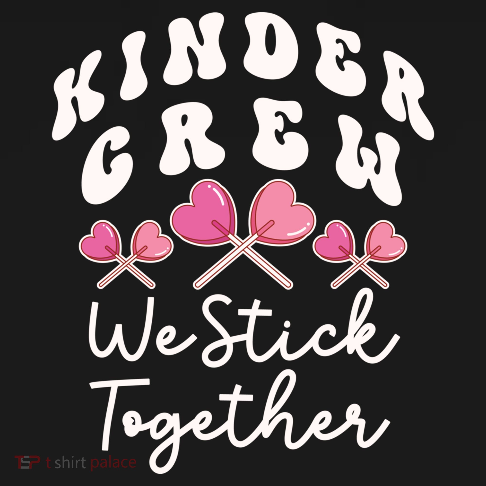 Kinder Crew We Stick Together Kindergarten Has Heart Teacher Gift Pajama Set