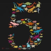 Kids Dinosaur 5th Birthday Boy 5 Year Old Tgiftrex Party Rawr Gift Ornament thumb 1