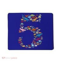 Kids Dinosaur 5th Birthday Boy 5 Year Old Tgiftrex Party Rawr Gift Mousepad thumb 0