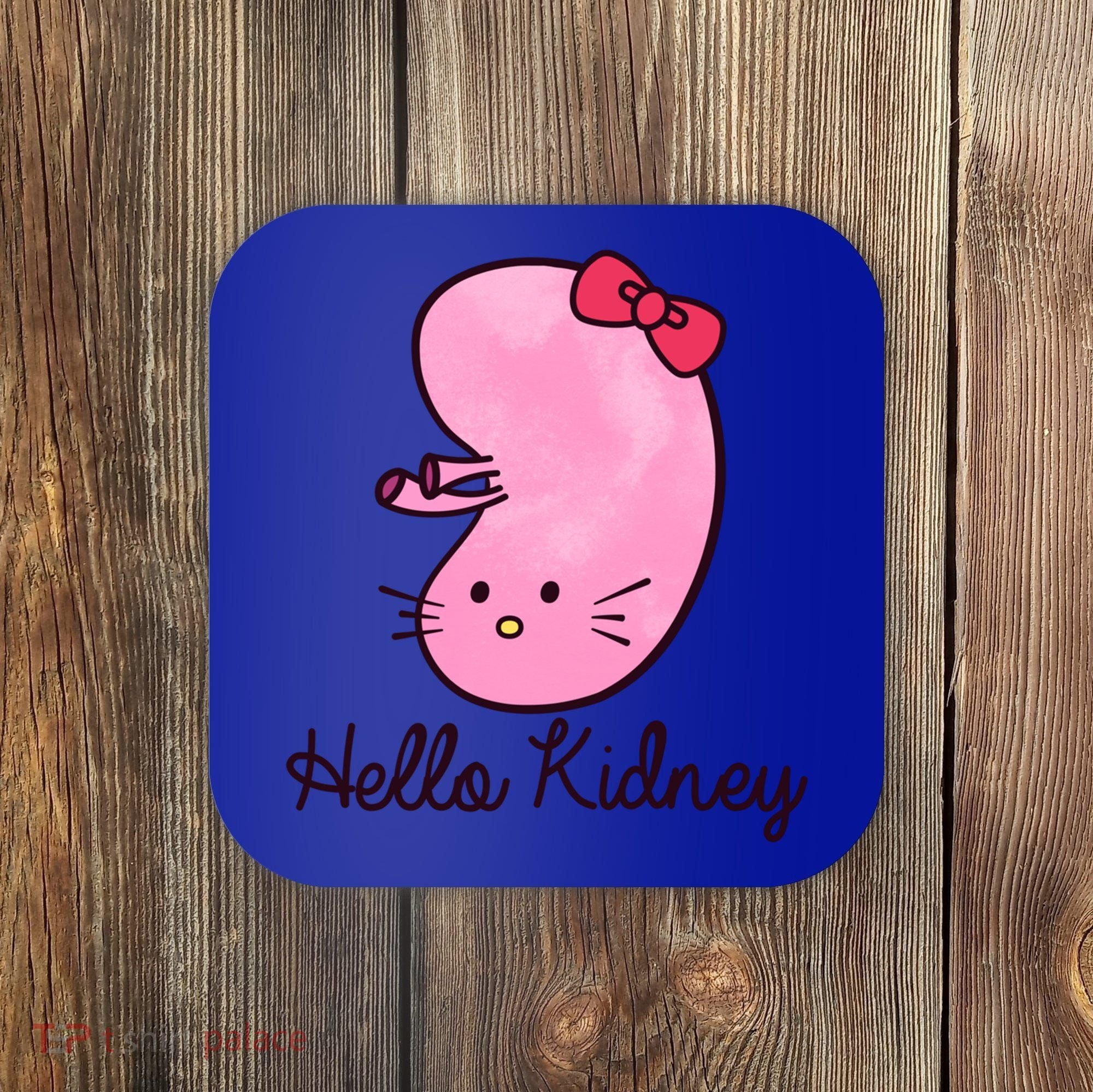 Kidney Disease Awareness Ney Transplant Donor Dialysis Gift Coaster