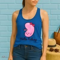 Kidney Disease Awareness Ney Transplant Donor Dialysis Gift Women's Tank Top thumb 2