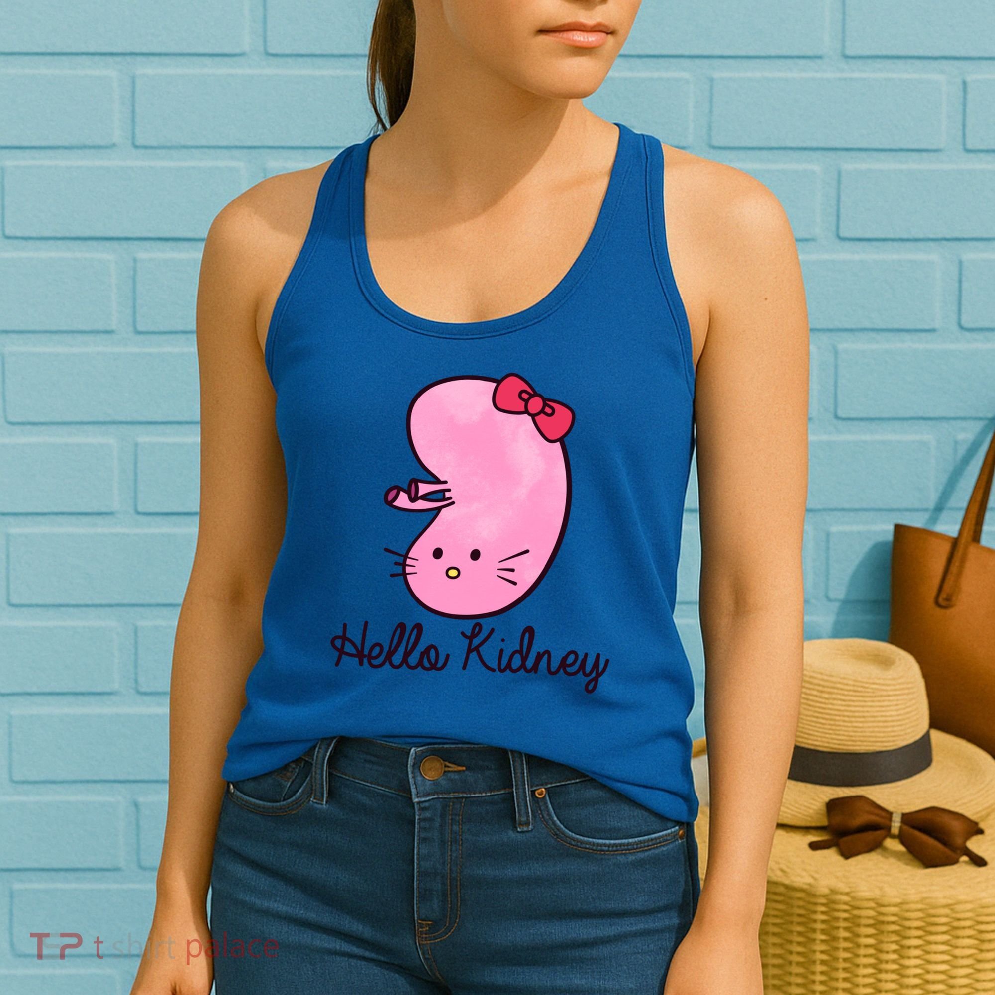 Kidney Disease Awareness Ney Transplant Donor Dialysis Gift Women's Tank Top