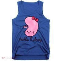 Kidney Disease Awareness Ney Transplant Donor Dialysis Gift Tank Top thumb 0