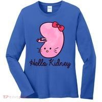 Kidney Disease Awareness Ney Transplant Donor Dialysis Gift Women's Long Sleeve Shirt thumb 0