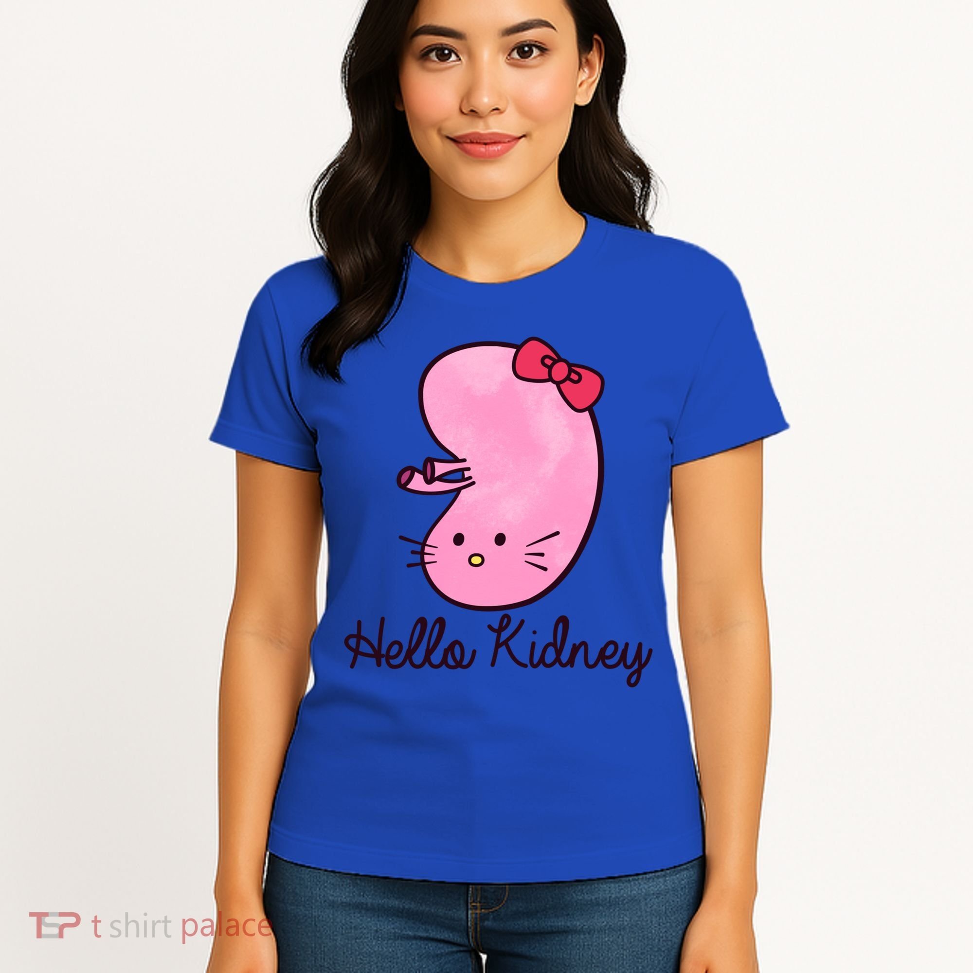 Kidney Disease Awareness Ney Transplant Donor Dialysis Gift Women's T-Shirt