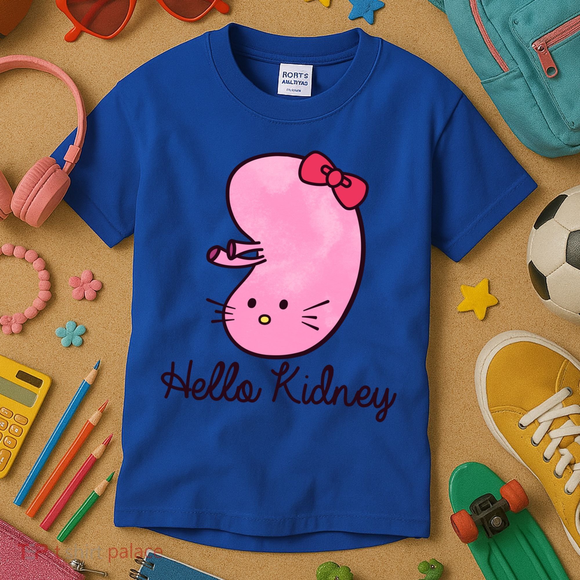 Kidney Disease Awareness Ney Transplant Donor Dialysis Gift Kids T-Shirt