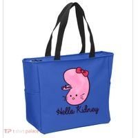 Kidney Disease Awareness Ney Transplant Donor Dialysis Gift Tote Bag thumb 2
