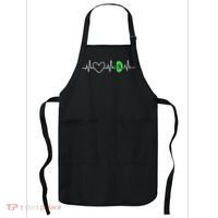 Kidney Disease Awareness Heartbeat Transplant Organ Donor Apron thumb 0