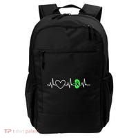 Kidney Disease Awareness Heartbeat Transplant Organ Donor Backpack thumb 0