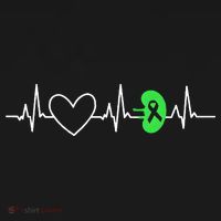Kidney Disease Awareness Heartbeat Transplant Organ Donor Women's Hoodie thumb 2