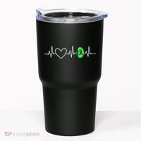 Kidney Disease Awareness Heartbeat Transplant Organ Donor Tumbler thumb 0