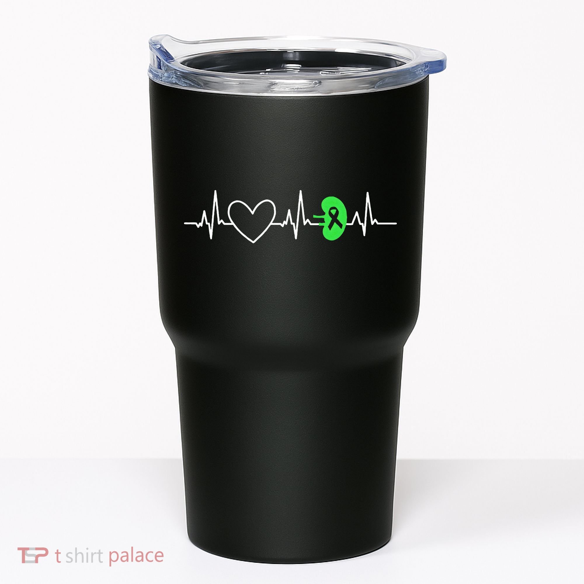 Kidney Disease Awareness Heartbeat Transplant Organ Donor Tumbler