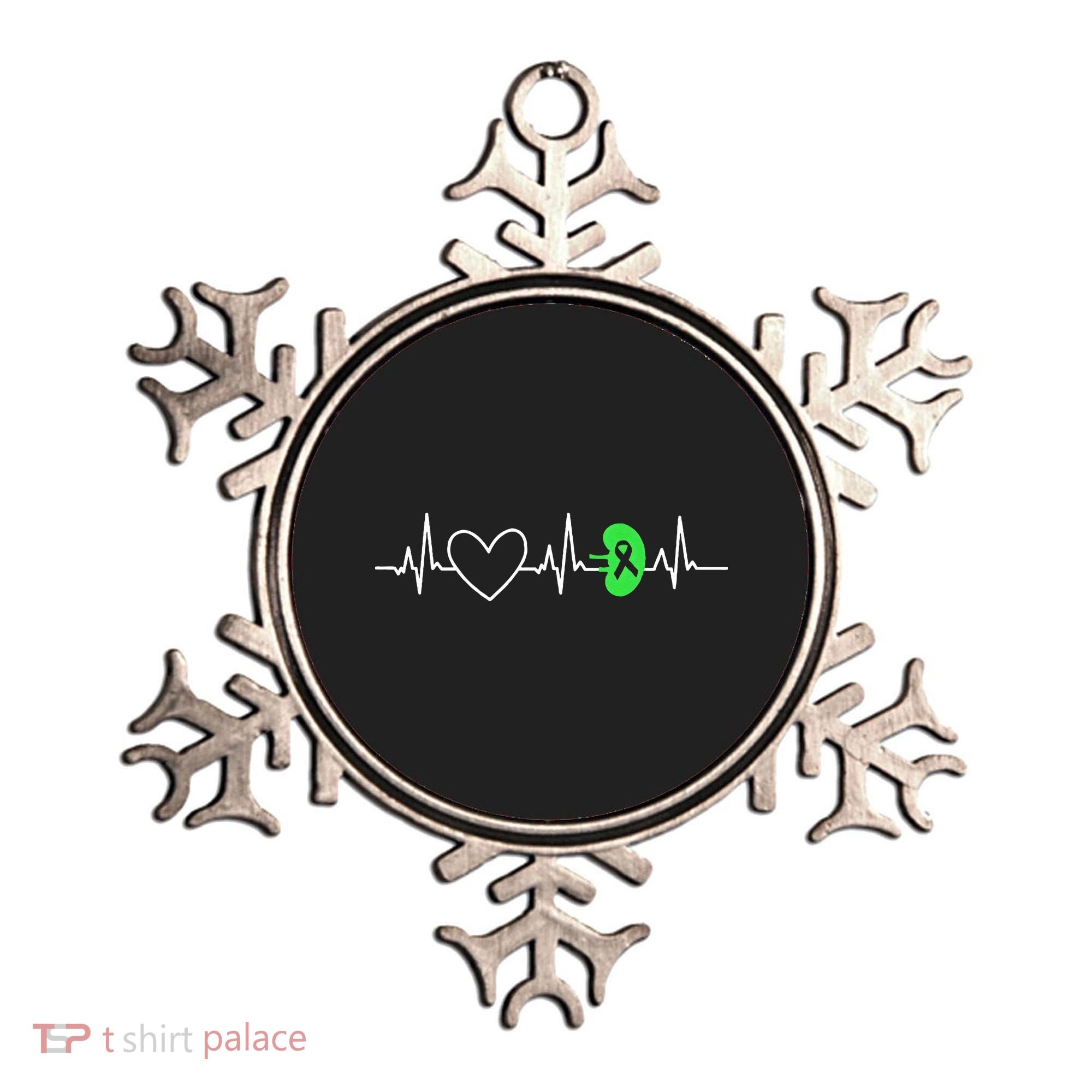 Kidney Disease Awareness Heartbeat Transplant Organ Donor Ornament