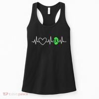 Kidney Disease Awareness Heartbeat Transplant Organ Donor Women's Tank Top thumb 0