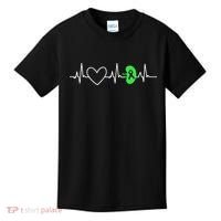 Kidney Disease Awareness Heartbeat Transplant Organ Donor Kids T-Shirt thumb 0
