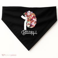 Kidney Disease Awareness Kidney Dialysis Transplant Donor USA-Made Doggie Bandana thumb 0