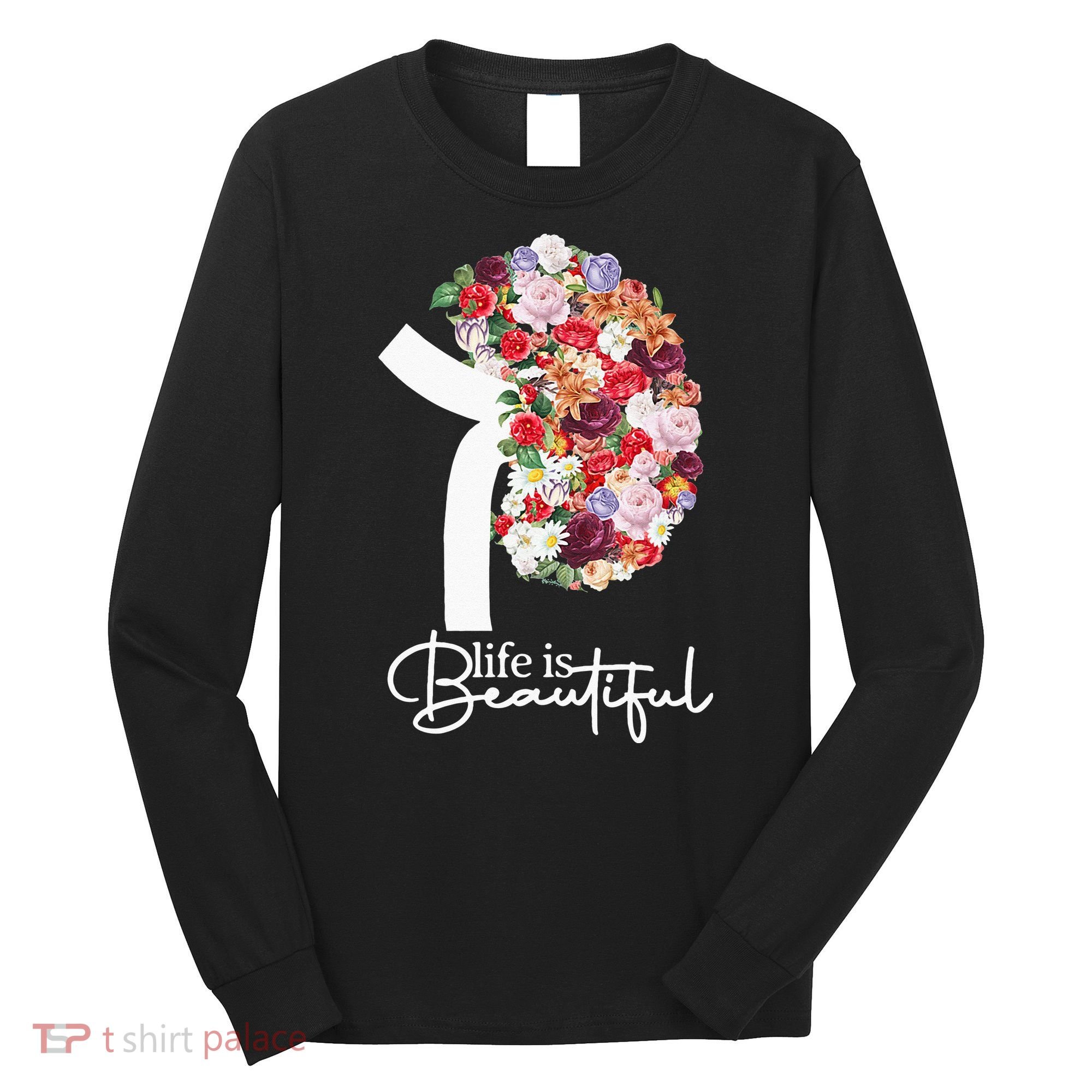 Kidney Disease Awareness Kidney Dialysis Transplant Donor Long Sleeve Shirt