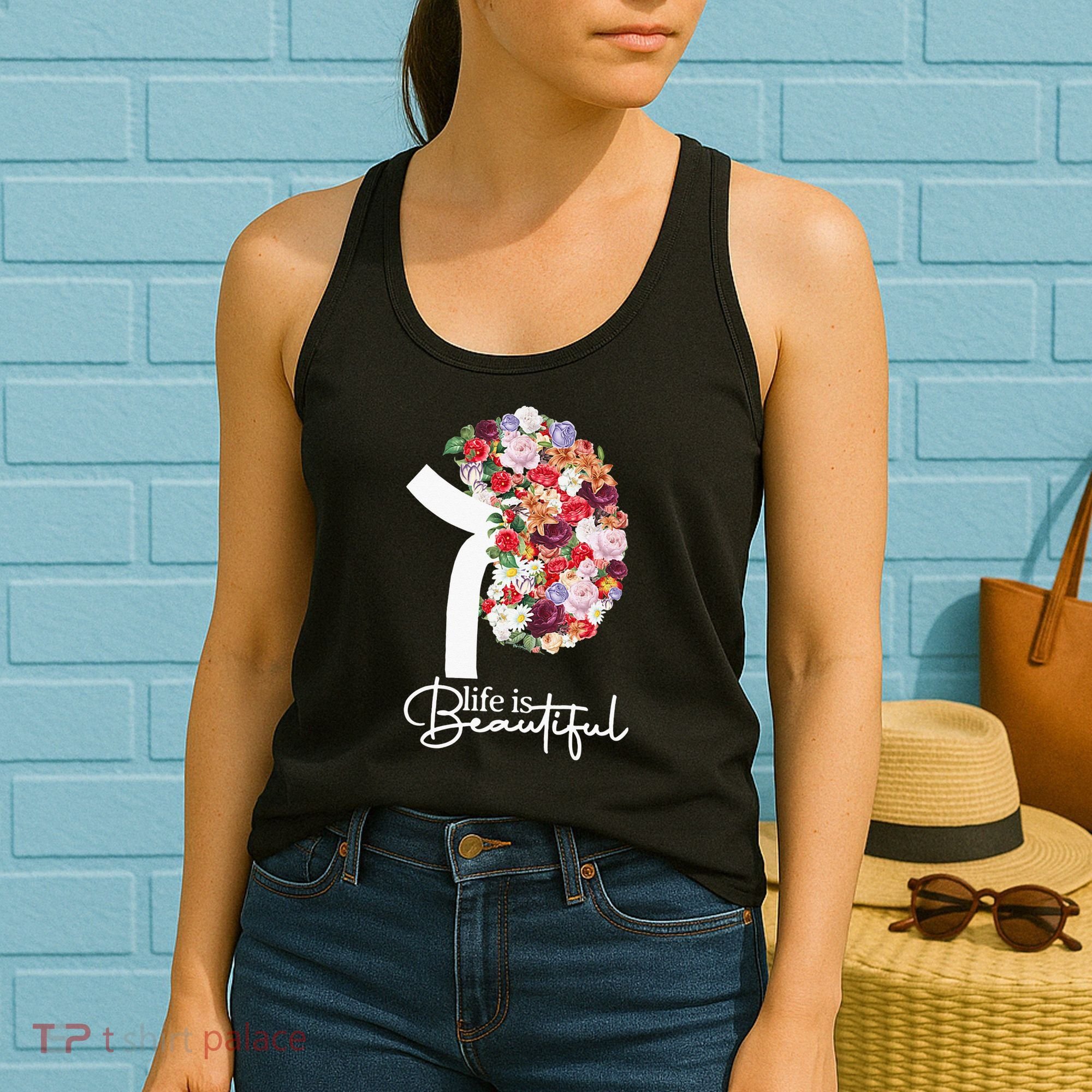 Kidney Disease Awareness Kidney Dialysis Transplant Donor Women's Tank Top