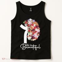 Kidney Disease Awareness Kidney Dialysis Transplant Donor Tank Top thumb 2