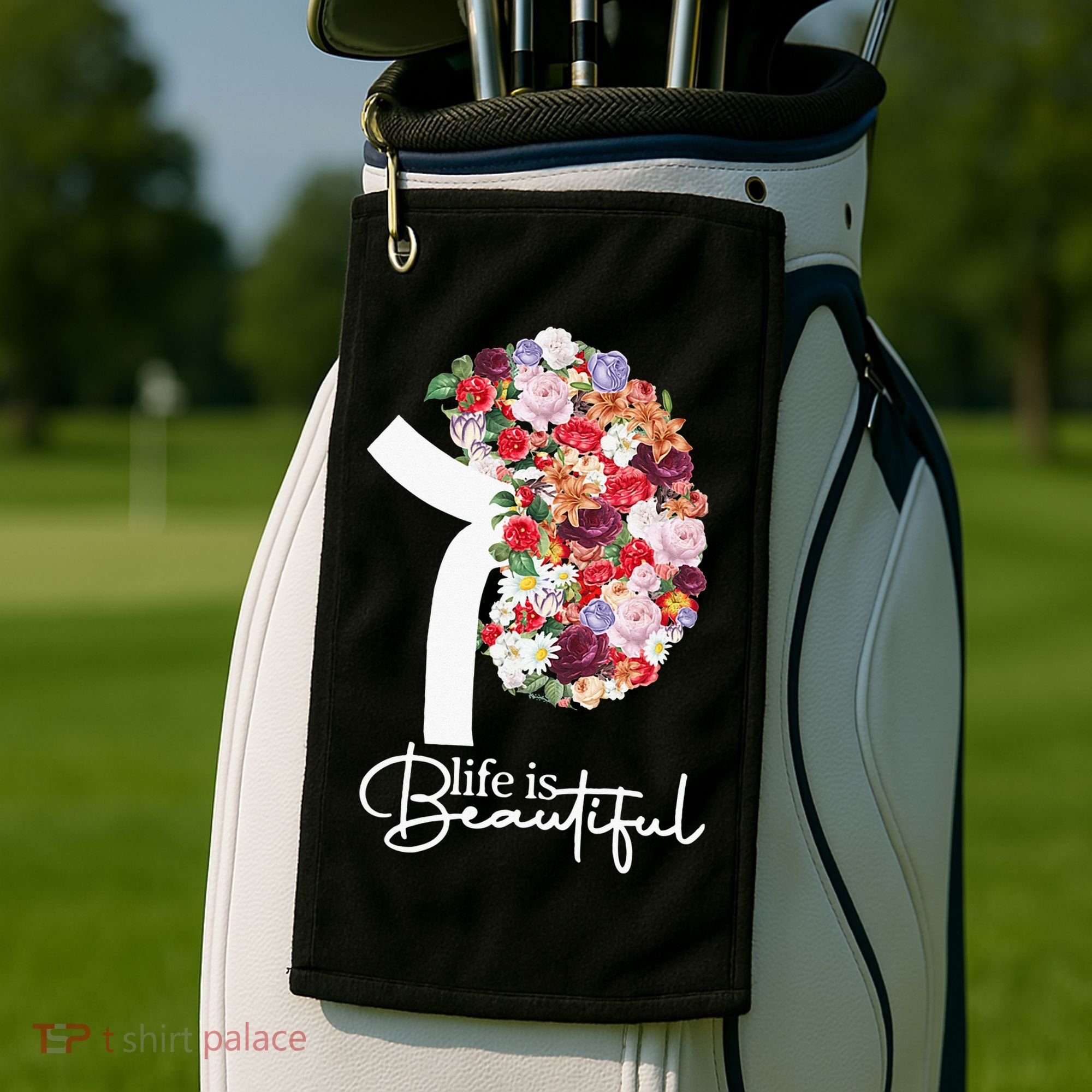 Kidney Disease Awareness Kidney Dialysis Transplant Donor Golf Towel