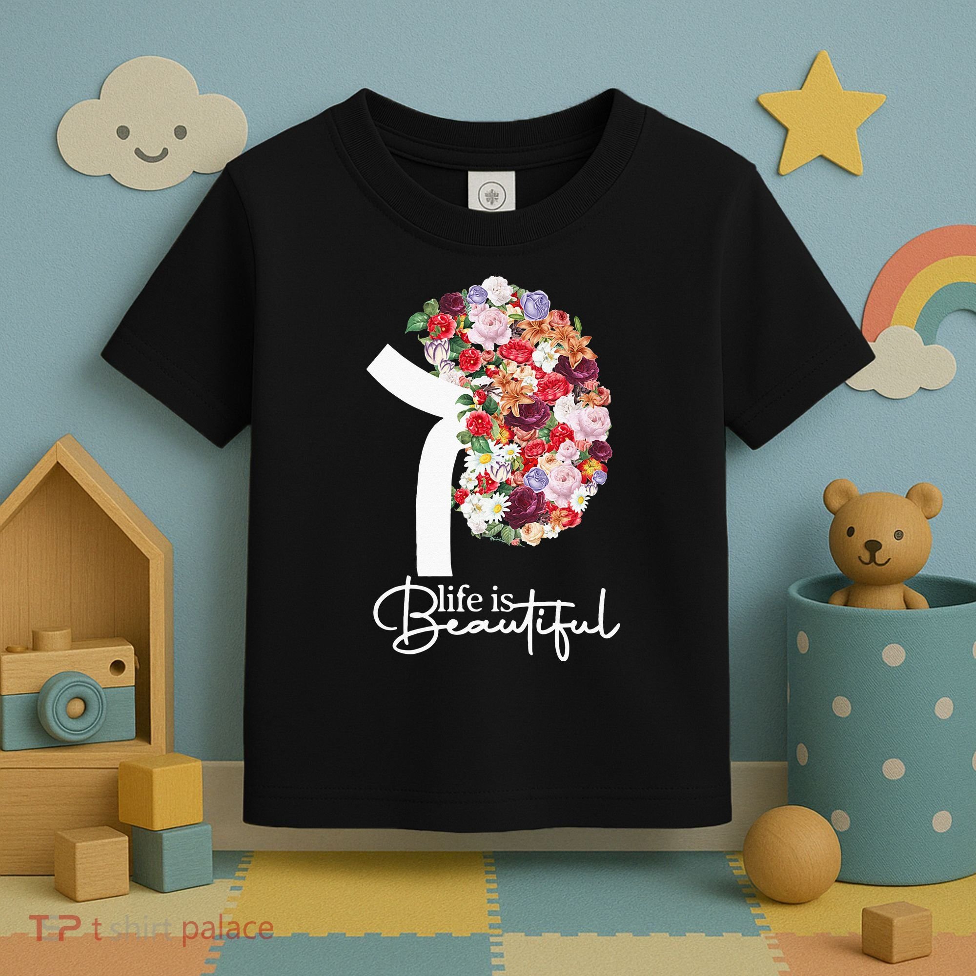 Kidney Disease Awareness Kidney Dialysis Transplant Donor Toddler T-Shirt