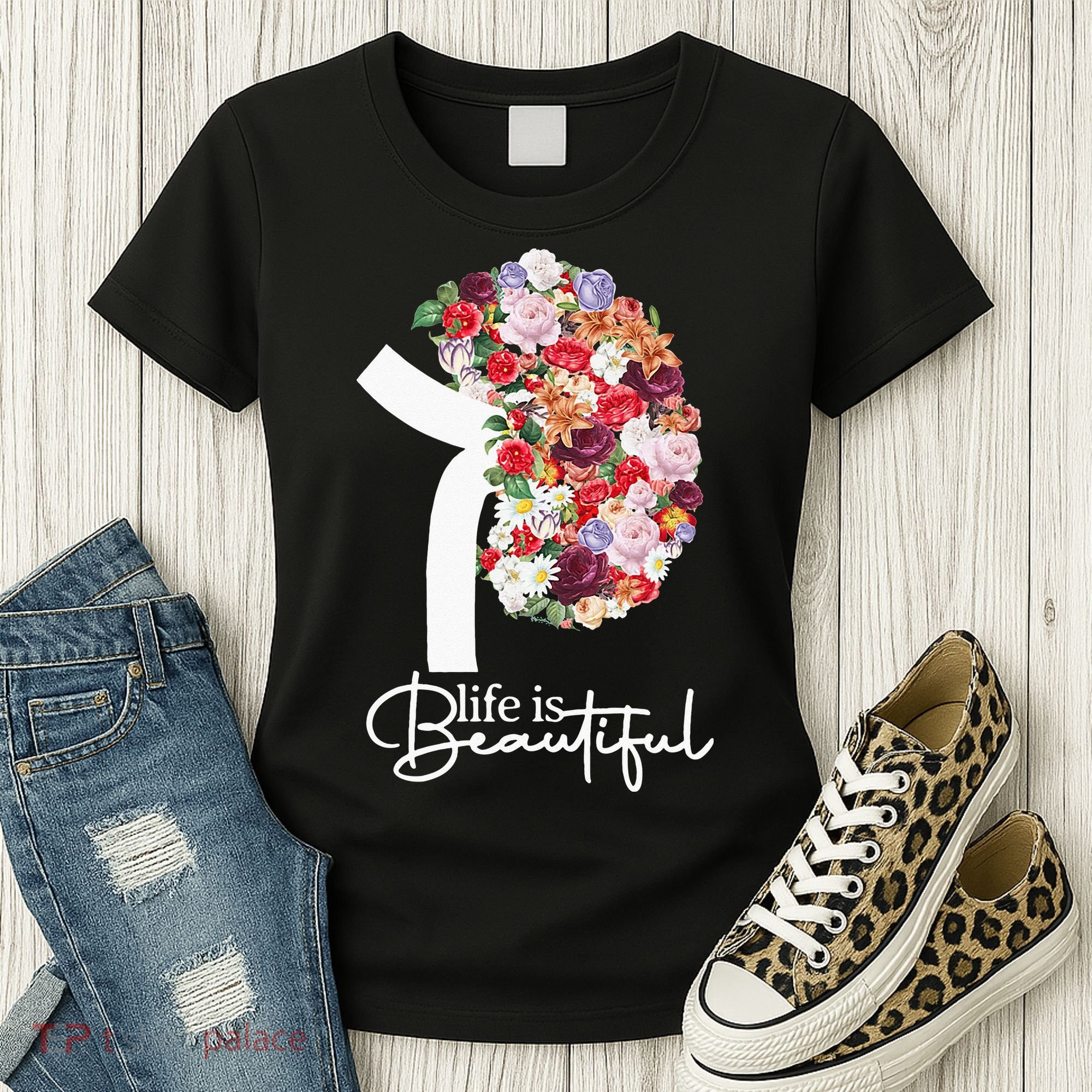 Kidney Disease Awareness Kidney Dialysis Transplant Donor Women's T-Shirt