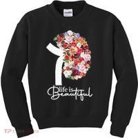 Kidney Disease Awareness Kidney Dialysis Transplant Donor Kids Sweatshirt thumb 0