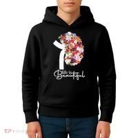 Kidney Disease Awareness Kidney Dialysis Transplant Donor Kids Hoodie thumb 4