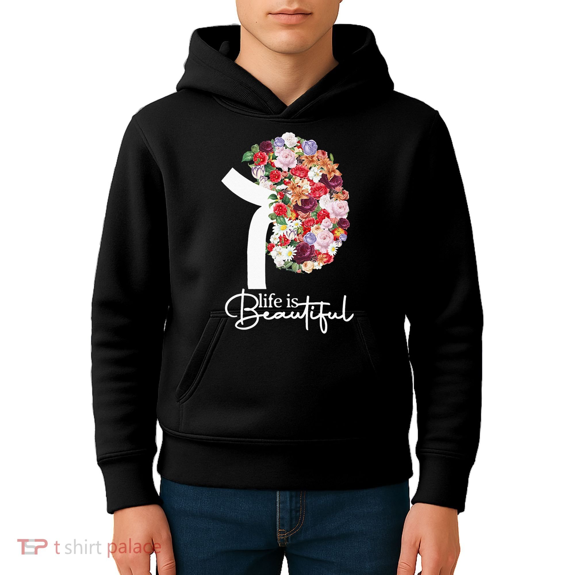 Kidney Disease Awareness Kidney Dialysis Transplant Donor Kids Hoodie