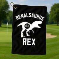 Kidney Disease Awareness Nephrology Nurse Golf Towel thumb 1