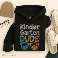 Kindergarten Dude Back To School Kindergarten Students Hoodie thumb 4
