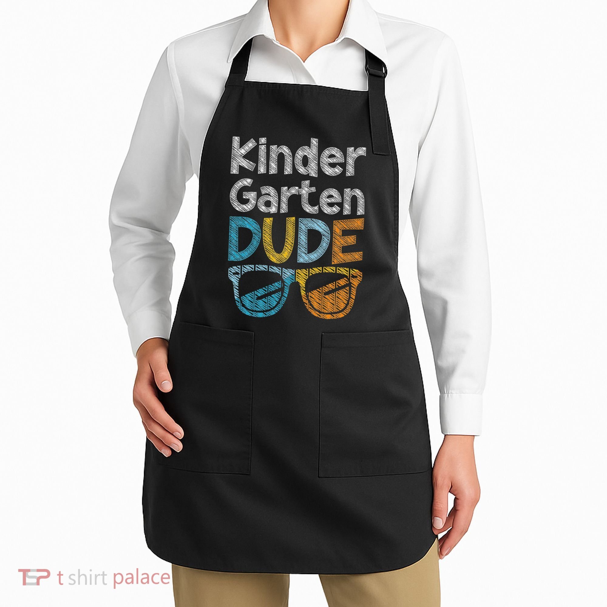 Kindergarten Dude Back To School Kindergarten Students Apron