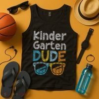 Kindergarten Dude Back To School Kindergarten Students Tank Top thumb 4