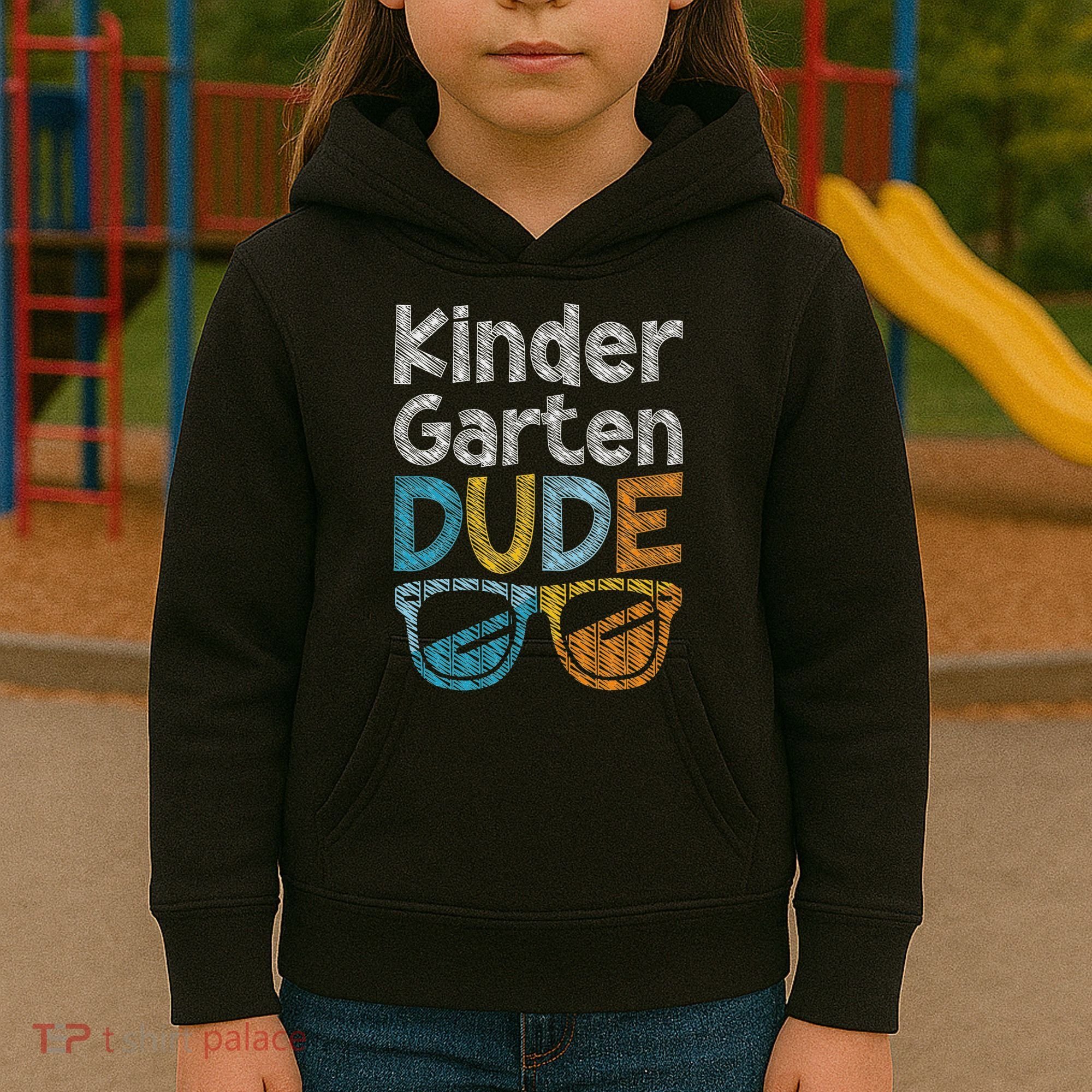 Kindergarten Dude Back To School Kindergarten Students Kids Hoodie