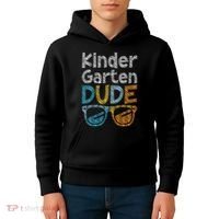 Kindergarten Dude Back To School Kindergarten Students Kids Hoodie thumb 4