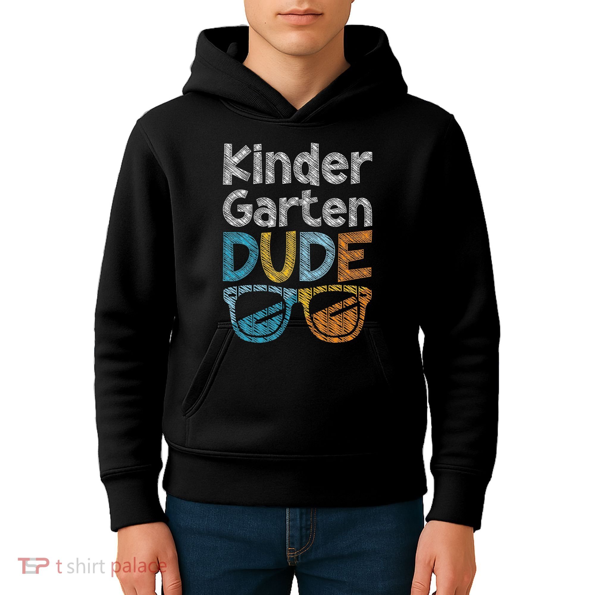 Kindergarten Dude Back To School Kindergarten Students Kids Hoodie