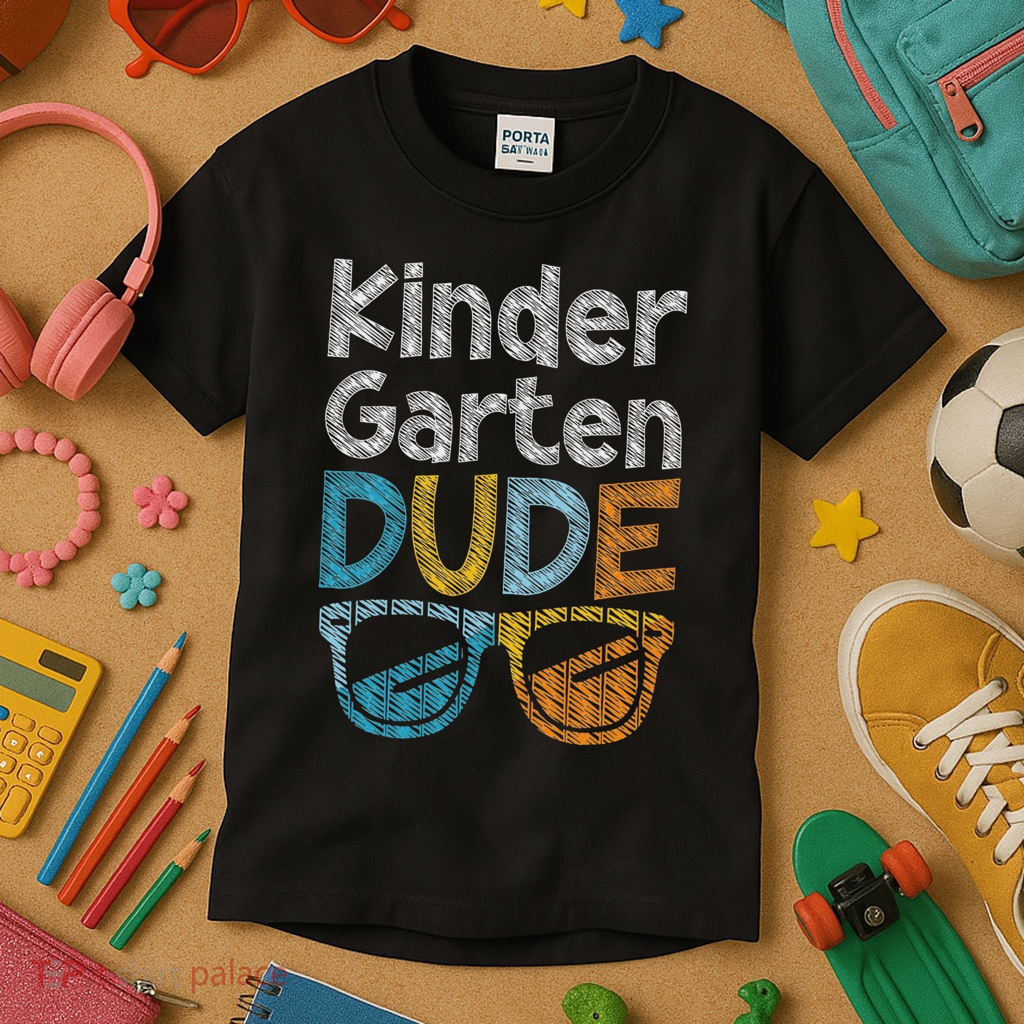 Kindergarten Dude Back To School Kindergarten Students Kids T-Shirt