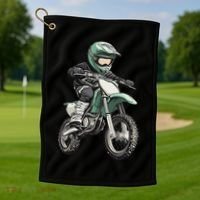 Kids Dirt Bike Golf Towel thumb 1