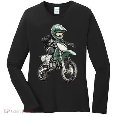 Kids Dirt Bike Women's Long Sleeve Shirt