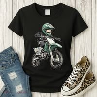 Kids Dirt Bike Women's T-Shirt thumb 3