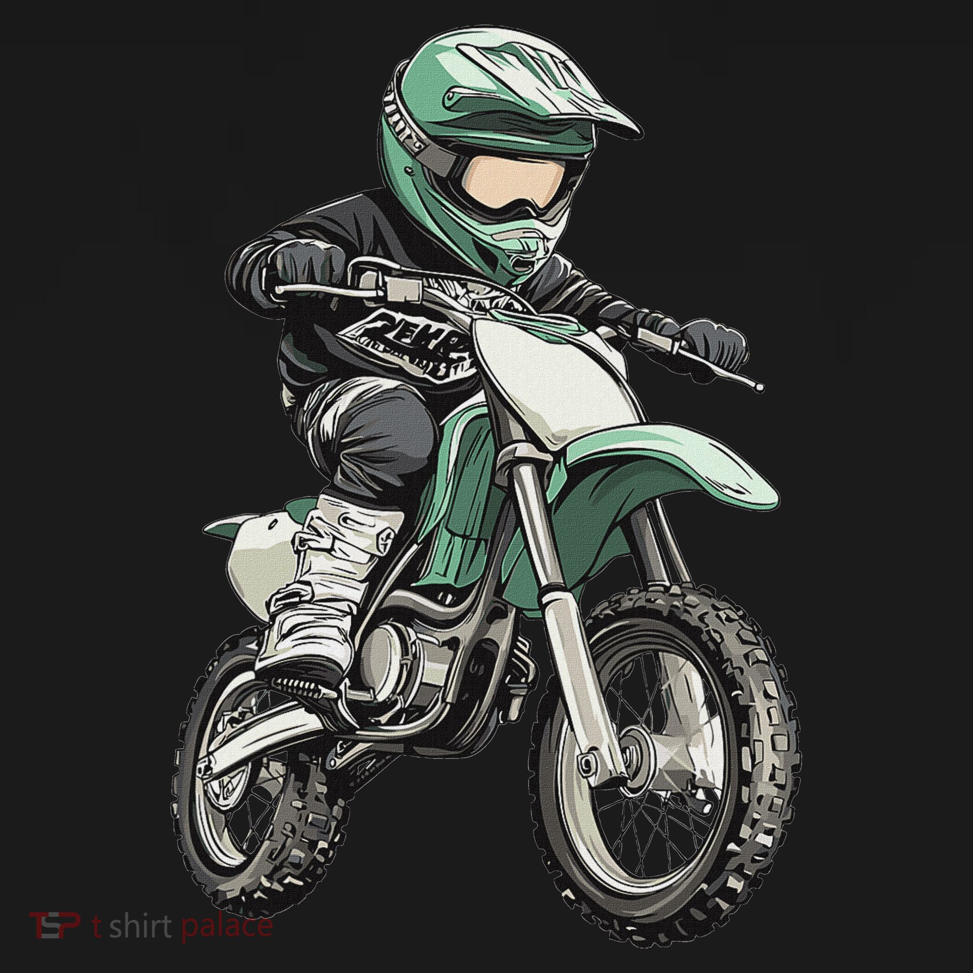 Kids Dirt Bike Kids Long Sleeve Shirt